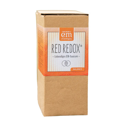 Red Redox 1,5 Liter Bag in Box ein Fermentgetraenk mit Aroniabeeren und Molke. Verwendung bei Magen-Darm Befindlichkeiten